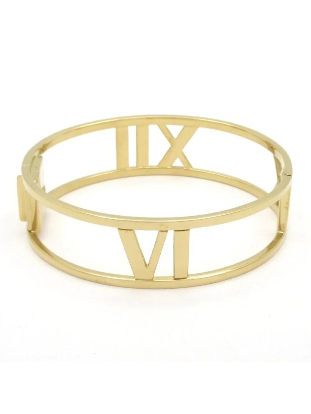 Tiffany & Co Bangle Open Atlas 18K Yellow Gold Bracelet